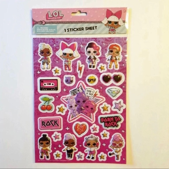 LOL SURPRISE DOLLS 30 - PUFFY STICKERS - Picture 1 of 3